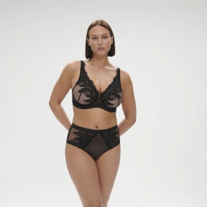 Mystic slip hoge taille ZWART