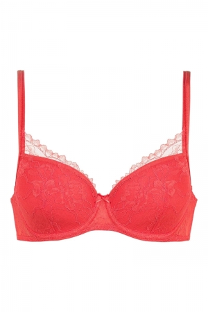 Fabulous half cup spacer bh LOLLOPOP RED