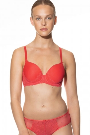 Fabulous full cup spacer bh LOLLOPOP RED