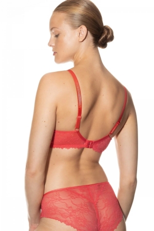 Fabulous full cup spacer bh LOLLOPOP RED