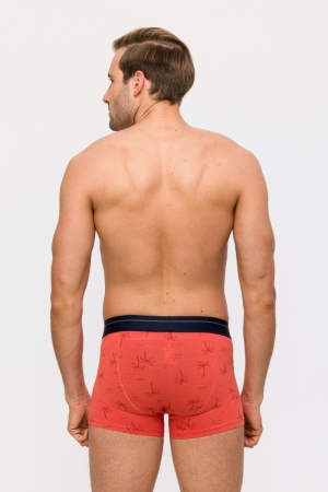 Boxershorts palmbomen 2-pack ROOD