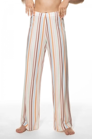 IMILIA lange broek CHAMPAGNE