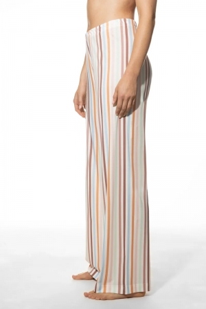 IMILIA lange broek CHAMPAGNE