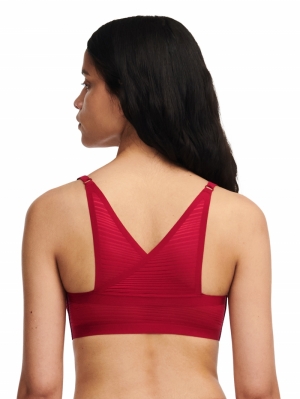 Soft Stretch Padded Bralette PASSION RED