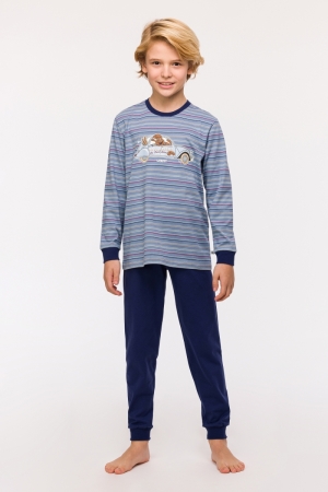 Jongenpyjama Labradoodle BLAUW