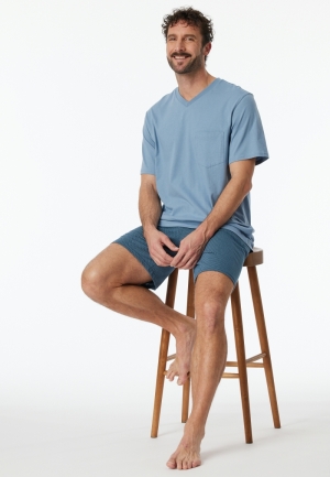 Pyjama Comfort Essentials BLAUWGRIJS