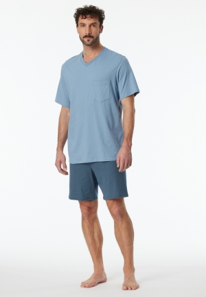 Pyjama Comfort Essentials BLAUWGRIJS
