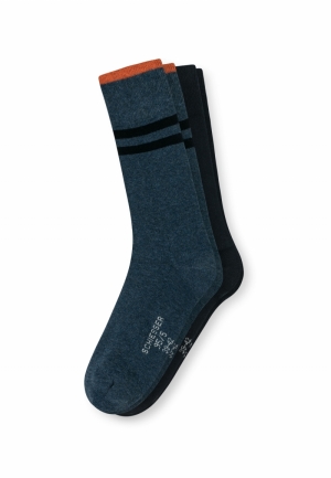 Herensokken Organic Cotton BLAUW