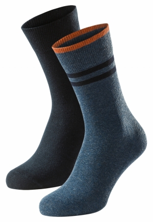 Herensokken Organic Cotton BLAUW