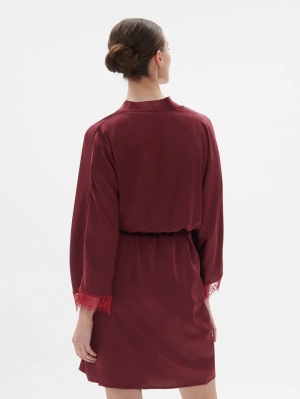 Satin Secrets kimono VIOLET