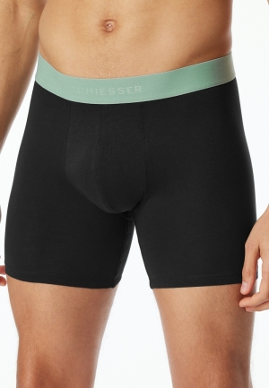 Short 2-pack Organic Cotton ZWART