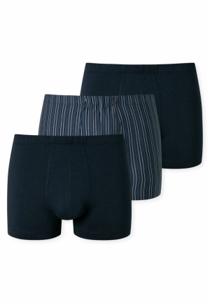 Short 3-pack Organic Cotton ZWART