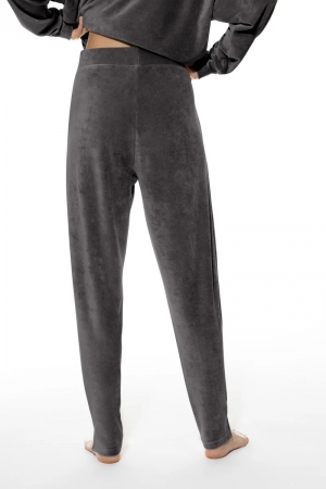 Velvet Dream lange broek THUNDER GREY