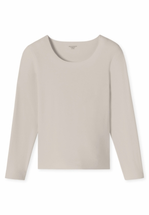 Shirt met lange mouwen SAND