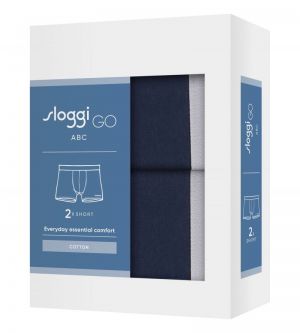 Sloggi Men GO ABC 2.0 Short 2P NAVY BLUE