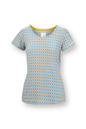 Tilly shirt korte mouw BLAUW