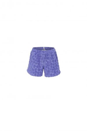 Short Jacquard badstof BLAUW