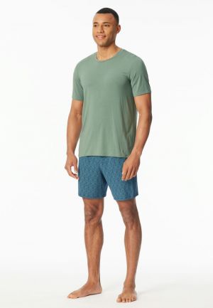 Korte pyjama Long Life Soft KAKI