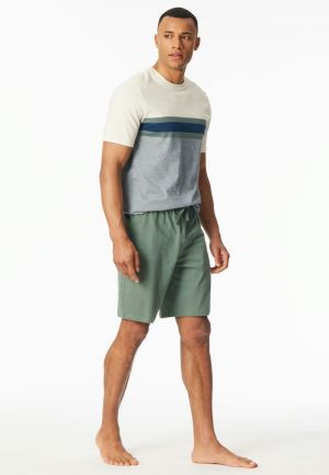 Korte pyjama Casual Nightwear KAKI