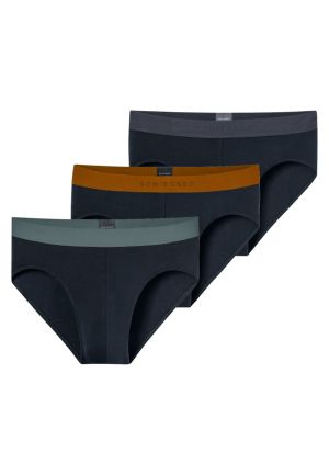 Rioslip set van 3 meerkleurig DONKERBLAUW