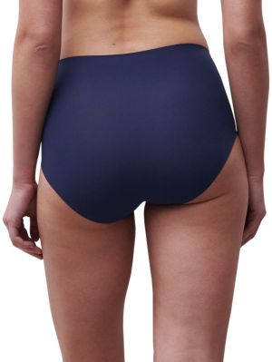 Soft stretch high waist briefs MARINE BLUE
