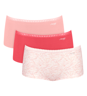 Sloggi GO Crush Short 3-pack RED