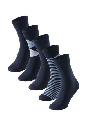 Herenkousen Stay Fresh 5P Blue NACHTBLAUW