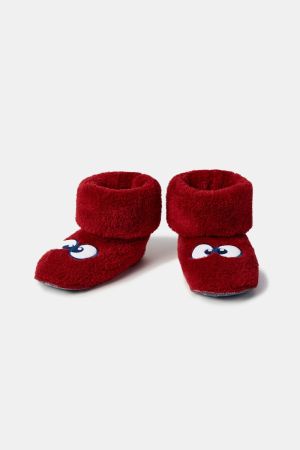 Pantoffels DONKERROOD