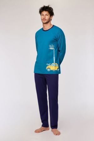Herenpyjama Duif Wanda GROENBLAUW