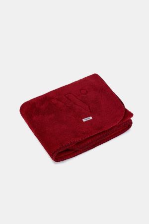 Plaid fleece DONKERROOD
