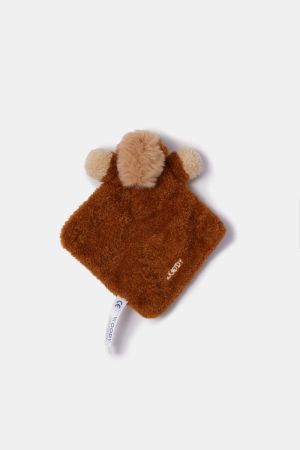 Woody knuffeldoekje BRUIN