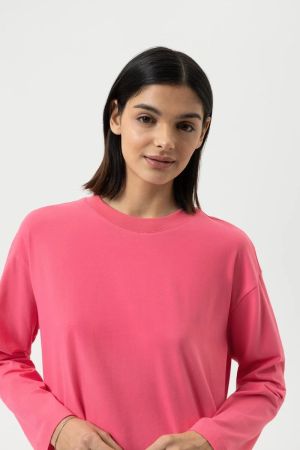 Pyjamashirt lange mouw PARADISE PINK