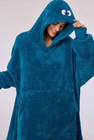Cuddle sweater kids PETROL