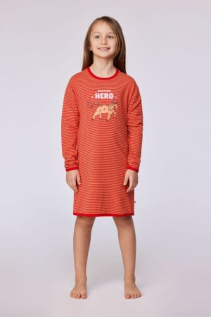 Nachtkleed Nighttime Hero ROOD-ORANJE