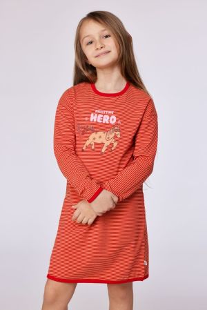 Nachtkleed Nighttime Hero ROOD-ORANJE