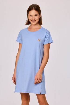 Slaapkleedje tijger BLAUW
