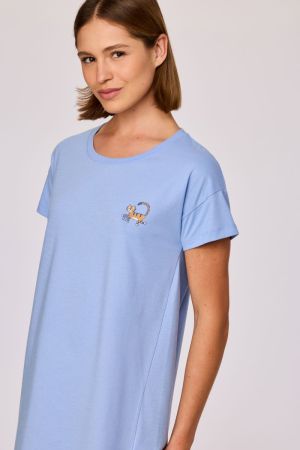 Slaapkleedje tijger BLAUW