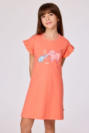 Slaapkleed olifant KORAALROOD
