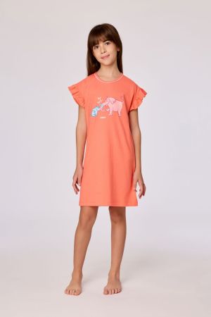 Slaapkleed olifant KORAALROOD