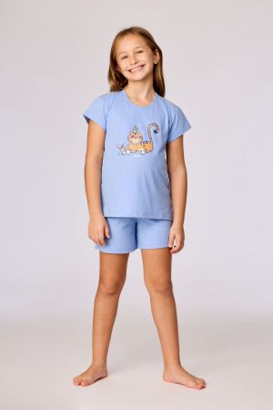 Meisjespyjama BLAUW