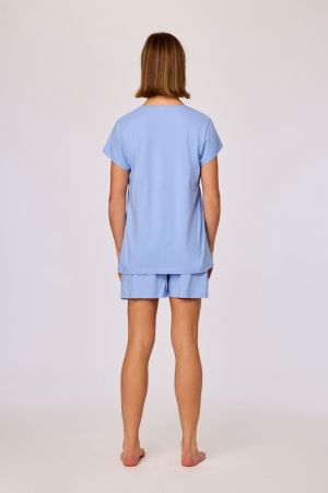 Damespyjama BLAUW