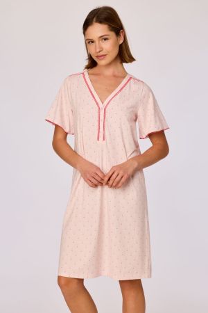 Slaapkleed schelpjes ROOS