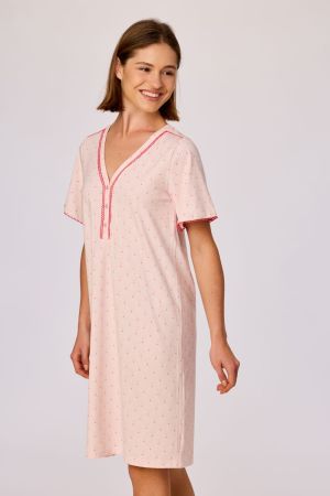 Slaapkleed schelpjes ROOS