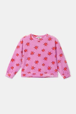 Meisjespyjama sterrenprint ROZE