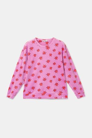 Pyjama sterrenprint ROZE
