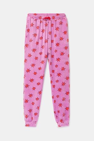 Pyjama sterrenprint ROZE