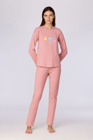 Damespyjama Aliens ROZE