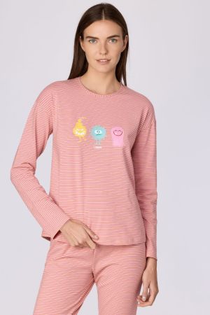 Damespyjama Aliens ROZE