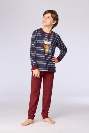 Pyjama gestreept DARK BLUE
